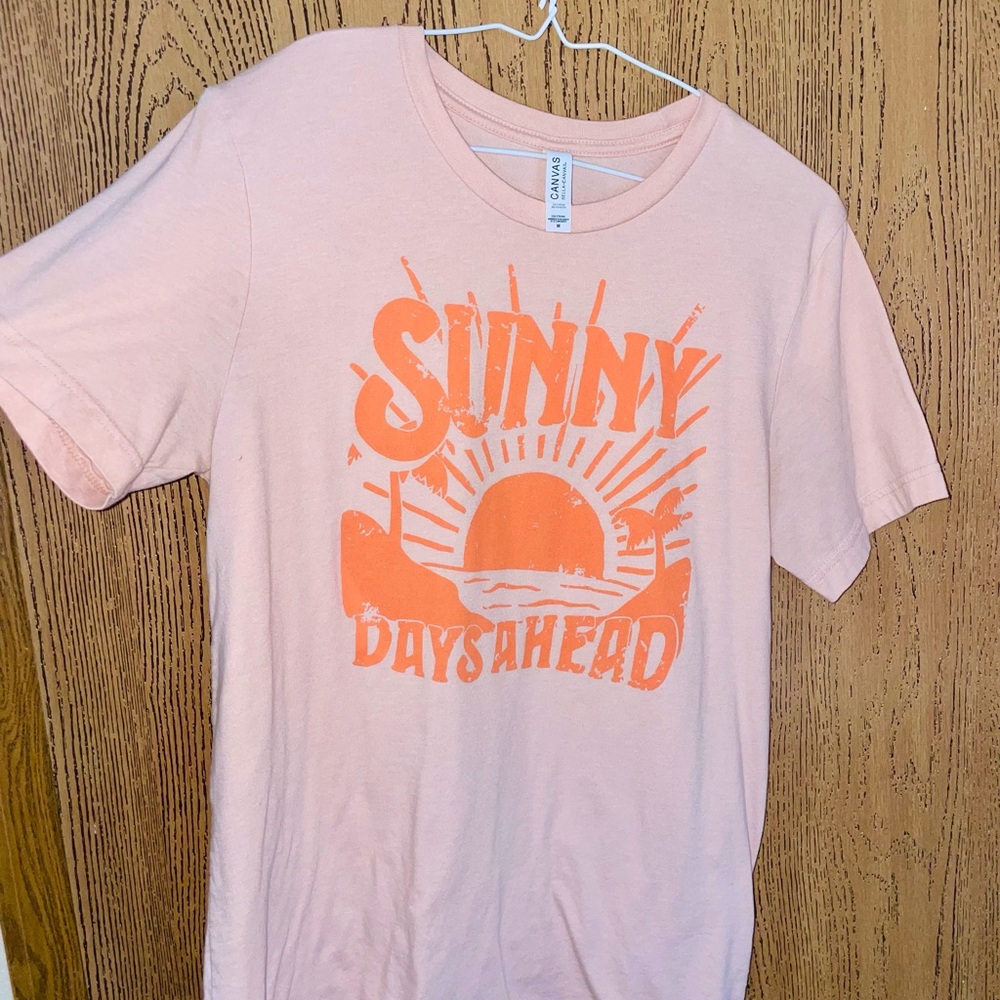 Pink Lily Bella Canvas Peach T-Shirt